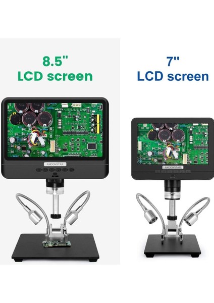 Barışhan Medikal Dijital USB 8.5 Inc LCD Ekran Mikroskop Lehimleme 1080P 2mp Video Hd Sensör Mikroskop