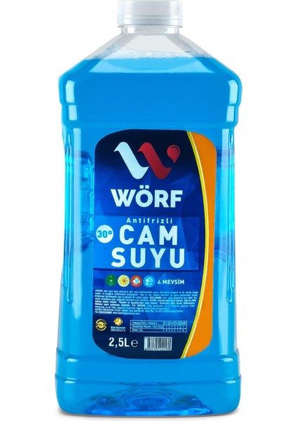 Antifiriz Seti - Mavi Antifiriz 3 Lt+Cam Suyu 2,5 Lt