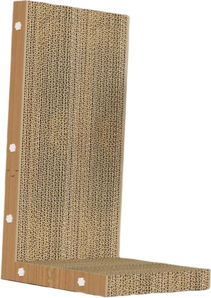Kedi Scratcher Pet Kedi Oyuncak Aşınmaya Dayanıklı L Şekilli Kedi Tırmalama Tahtası Topsuz (Yurt Dışından)