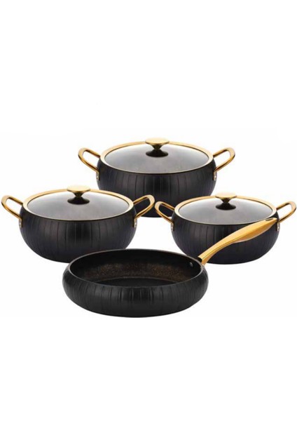 Granit Livia Gold 7 Parça Güveç Seti