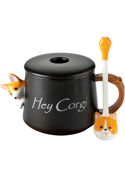 500ML 3D Corgi Seramik Yenilikçi Meyve Içecek I (Yurt Dışından)