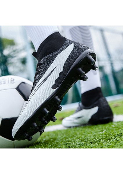 Erkek Antrenman Futbol Ayakkabısı - Siyah (Yurt Dışından) fırsatları