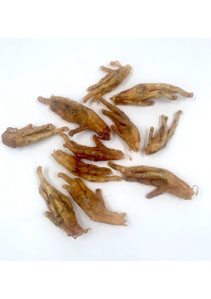 Kurutulmuş Tavuk Ayağı Köpek Ödülü 100 gr