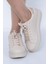 Bej Rahat Kalıp Bağcıklı Sneaker BOT0008 3