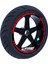 Reflektif Kırmızı Moto Gp Stili Jant Şeridi Sticker Çınar Extreme 1