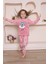 Yeni Sezon Sonbahar/kış Kız Çocuk Koala Desenli Polar Pijama Takımı 4937 1