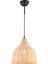 Bannan Tekli Rattan Modern Tasarım Hazeran Avize Oturma Odası Bambu Avize 3