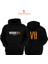 Resident Evil 7 Devil Baskılı 3 Iplik Unisex Siyah Kapüşonlu Sweatshirt 1