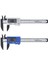 1 Adet Gümüş Veya Mavi LCD Vernier Caliper 0-100MM, Karbon Fiber Plastik Malzeme, Büyük Dijital Ekran, Metrik ve Inç Arasında Tek Anahtar Dönüşüm, Otomatik Kapatma (Yurt Dışından) 3