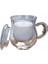 Yaratıcı Süt Kupası Çift Yalıtım Kahve Suyu Kupası Şarap Bira Viski Hediye Drinkware Mutfak Sofra Için 1 Adet | Şeffaf (Yurt Dışından) 1