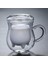 Yaratıcı Süt Kupası Çift Yalıtım Kahve Suyu Kupası Şarap Bira Viski Hediye Drinkware Mutfak Sofra Için 1 Adet | Şeffaf (Yurt Dışından) 2