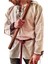 Şövalye Cosplay Ortaçağ Kostüm Tunik Cadılar Bayramı Kostümleri Erkekler Için Yetişkin Viking Korsan Kılık Değiştirme Giyim Karnaval Gömlek | (Haki) (Yurt Dışından) 1