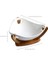Nordic Art Seramik Meyve Kase Salata Kase Bambu ile Ahşap Standı Minimalist Oturma Odası Yemek Masası Snack Tatlı Saklama Kasesi | Yemekler ve Amp;tabaklar (Yurt Dışından) 4