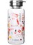 Moda Grafiti Cam Su Şişesi 1000 ml Yetişkin Spor Büyük Kapasiteli Şeffaf Uzay Kupası Taşınabilir Çay Süzgeci Filtre Şişeleri | Su Şişeleri (Pembe) (Yurt Dışından) 1