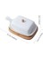 Nordic Stil Tereyağı Kutusu Seramik Tereyağı Sızdırmazlık Plakası Çanak Depolama Tepsisi Peyniri Gıda Saklama Kapları Kapaklı Keeper | Yemekler ve Amp;tabaklar (Yurt Dışından) 3