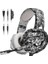 Ps4 Kulaklık Gürültü Iptal Iptal Iptal Oyun Kulaklıklar ile 7.1 Surround Sesli Nefes Bellek Earmuffs 2.2 Metre Kablo Oyun Kulaklık Ps4, Kamuflaj Gri (Yurt Dışından) 1