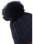 Kadınlar Çift Güverte Örme Yün Şapka Kış Doğal Rakun Kürk Sıcak Kapaklar Kadın Pom Pom Şapka Bayanlar Moda Skullies Kasketleri Kap | Sıcak Kap | Pom Pom Şapka Beanie Cap (Yurt Dışından) 3