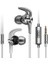 Fonge J02 Metal Spor Koşu Gürültü-Iptal Kulaklık Kulaklık Mic ile (Yurt Dışından) 1