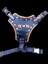 Köpek göğüs tasması hakiki deri siyah taba göğüs ölçüsü:50-90cm ayarlamalı boyun ölçüsü:40-60cm dog harness GT1-33 3