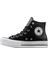 Chuck Taylor All Star Leather Platform Kadın Siyah Sneaker Ayakkabı 561675C 5