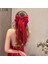 Bordo Kore Büyük Yay Şerit Firkete Yeni Yıl Çin Moda Arka Kafa Büyük Bahar Klip Gelin Headdress Saç Aksesuarları Kadınlar Için (Yurt Dışından) 1