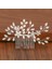 Gümüş Renk Gümüş Renk Inci Taklidi Düğün Saç Combs Saç Aksesuarları Kadın Aksesuarları Saç Süsler Takı Gelin Başlığı (Yurt Dışından) 4