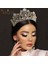 A136-GÜMÜŞ A195 Gelin Tiaras Için Lüks Düğün Taç Rhinestone Saç Takı Hediyeler Kristal Saç Aksesuarları Kadın Kafa Bandı Gelin Şapkalar (Yurt Dışından) 5