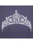 Stil T Gümüş Renk Taçlar ve Tiaras Saç Aksesuarları Kadınlar Için Düğün Aksesuarları Taç Gelin Kristal Rhinestone Diadema Tiara (Yurt Dışından) 1