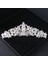 Gümüş Barok Vintage Kristal Rhinestone Tiaras ve Taçlar Diadems Bantlar Kadınlar Için Gelin Düğün Saç Aksesuarları Takı Bandı (Yurt Dışından) 3