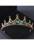 Gümüş Barok Vintage Kristal Rhinestone Tiaras ve Taçlar Diadems Bantlar Kadınlar Için Gelin Düğün Saç Aksesuarları Takı Bandı (Yurt Dışından) 5