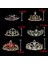 HG065 Düğün Gelin Prenses Avusturyalı Kristal Tiara Taç Peçe Saç Aksesuarı Kızlar Için Çocuk Tiara Taç Saç Takı (Yurt Dışından) 4