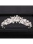 Gümüş Düğün Taç Saç Takı Gelin Saç Aksesuarları Kadın Barok Taç Rhinestones Kristal Tiaras Gelin Kraliçe Parti Taçlar Hediye (Yurt Dışından) 1