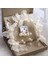 Rodyum Kaplama Düğün Gelin Headdress Saç Bantları Ölümsüz Boncuklu Çiçek Kız Süs Inci Küpe Saç Aksesuarları Seti (Yurt Dışından) 2