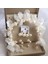 Rodyum Kaplama Düğün Gelin Headdress Saç Bantları Ölümsüz Boncuklu Çiçek Kız Süs Inci Küpe Saç Aksesuarları Seti (Yurt Dışından) 5