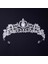 Stil F Gümüş Renk Taçlar ve Tiaras Saç Aksesuarları Kadınlar Için Düğün Aksesuarları Taç Gelin Kristal Rhinestone Diadema Tiara (Yurt Dışından) 1