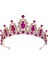 H158 Siyah Yeşil Kmvexo Düğün Saç Tiara Kristal Gelin Taç Altın Renk Diadem Peçe Tiaras Düğün Saç Aksesuarları Başlıklar Kafa Takı (Yurt Dışından) 3