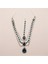 Gümüş Mavi Boho Rhinestone Alın Bandı Saç Aksesuarları Kadınlar Için Saç Tokası Saç Süsü Tiara Frontlet Hint Bohemia Saç Takı (Yurt Dışından) 1