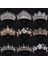 Resim Olarak Lüks Moda Altın Gümüş Renk Kristal Taçlar Kadınlar Için Gelin Prenses Kraliçe Inciler Tiaras Diadems Düğün Saç Aksesuarları (Yurt Dışından) 2
