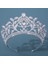 Stil E Gümüş Renk Çeşitli Gümüş Renk Kristal Taçlar Gelin Tiaras Moda Kraliçe Taklidi Diadem Cz Başlığı Düğün Saç Takı Aksesuarları (Yurt Dışından) 1