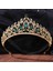 20 Kristal Rhinestone Düğün Saç Aksesuarları Altın Gümüş Renk Tiaras ve Taçlar Gelin Kadınlar Için Moda Prenses Diadems Takı (Yurt Dışından) 3