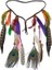 Br Çingene Moda Güzel Boho Tarzı Tüy Kafa Bandı Headdress Tribal Saç Tüy Halat Başlıklar Hippi Parti Hint Takı (Yurt Dışından) 1