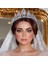 A158 Altın A125 Gelin Taçlar Prenses Kafa Bandı Kristal Gelin Tiaras Tasarımcı Düğün Saç Takı Kraliçe Diadem Başlıklar Kadın Şapkalar (Yurt Dışından) 5