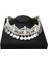 TL0006WHITE Sunspicems Alın Zinciri Cezayir Saç Zinciri Hairware Hairband Altın Renk Napolyon Paraları Püskül Saç Aksesuarı Gelin Takı Hediye (Yurt Dışından) 1