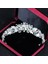 Altın Rengi Barok Vintage Altın Rengi Taklidi Inci Çiçek Gelin Taçları Tiaras Kafa Bandı Kristal Diadem Taç Düğün Saç Aksesuarları (Yurt Dışından) 2