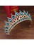 Vintage 01 Düğün Kristal Gelin Tiara Taç Kraliçe Gelin Diadem Saç Süsler Kadınlar Için Kafa Takı Aksesuarları Pageant Başlığı (Yurt Dışından) 3