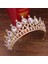 Vintage 01 Düğün Kristal Gelin Tiara Taç Kraliçe Gelin Diadem Saç Süsler Kadınlar Için Kafa Takı Aksesuarları Pageant Başlığı (Yurt Dışından) 4
