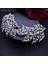 DZ017-GÜMÜŞ A115 Yapraklar Düğün Kafa Bandı Kristal Gelin Headdress Inci Kafa Çember Tasarım Başlığı Kadınlar Için Tiara Gelin Saç Aksesuarları (Yurt Dışından) 1