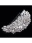 0194H01 Treazy Vintage Büyük Çiçek Gelin Saç Combs Rhinestone Kristal Düğün Tiara Saç Takı Avrupa Tasarım Saç Aksesuarları (Yurt Dışından) 4