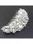 0194H01 Treazy Vintage Büyük Çiçek Gelin Saç Combs Rhinestone Kristal Düğün Tiara Saç Takı Avrupa Tasarım Saç Aksesuarları (Yurt Dışından) 5