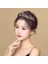 Bir Barok Retro Siyah Lüks Gelin Kristal Tiaras Taçlar Prenses Kraliçe Taklidi Peçe Tiara Düğün Hairwear Saç Aksesuarı (Yurt Dışından) 5